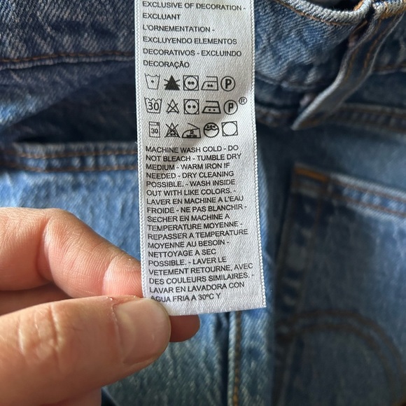 Levi’s Wedgie Straight Jeans Size 28 - Picture 9 of 10